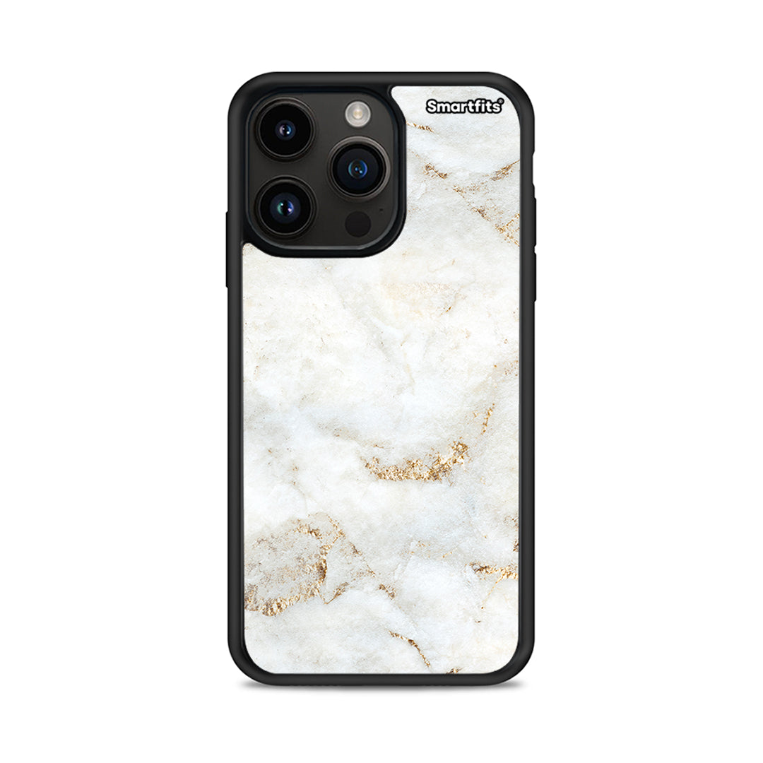 White Gold Marble - iPhone 15 Pro Max θήκη
