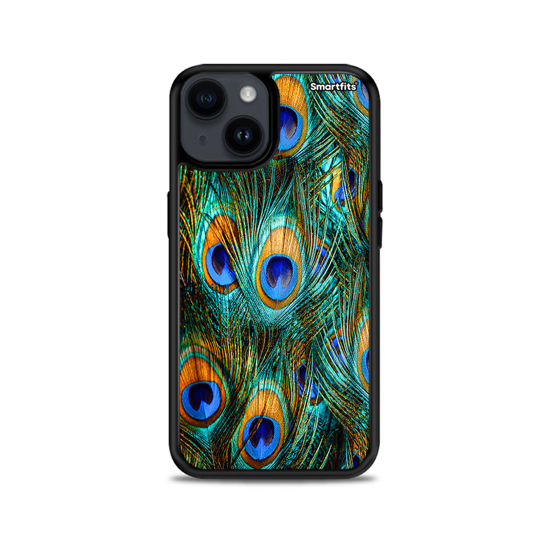 Real Peacock Feathers - iPhone 15 θήκη