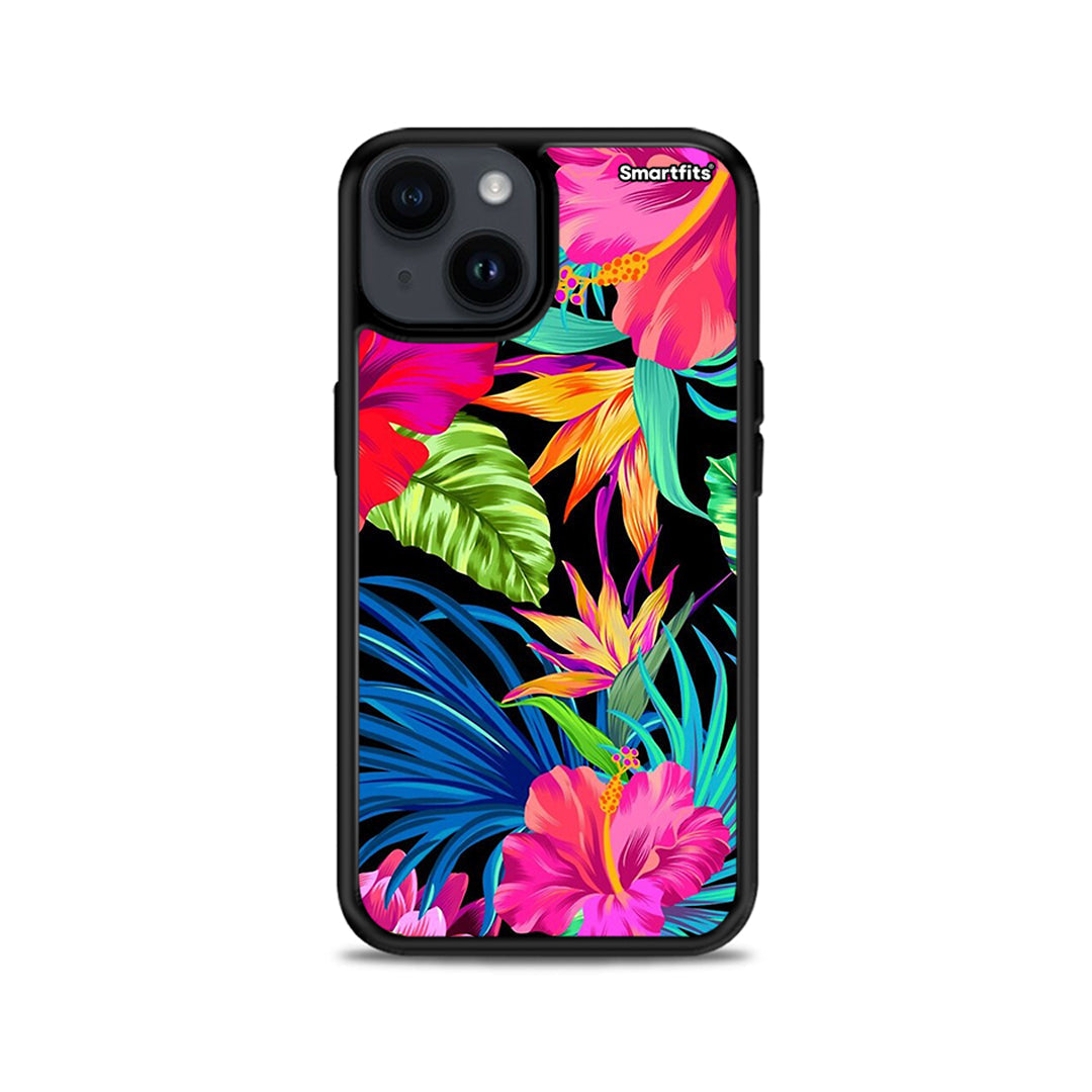 Tropical Flowers - iPhone 15 Plus θήκη