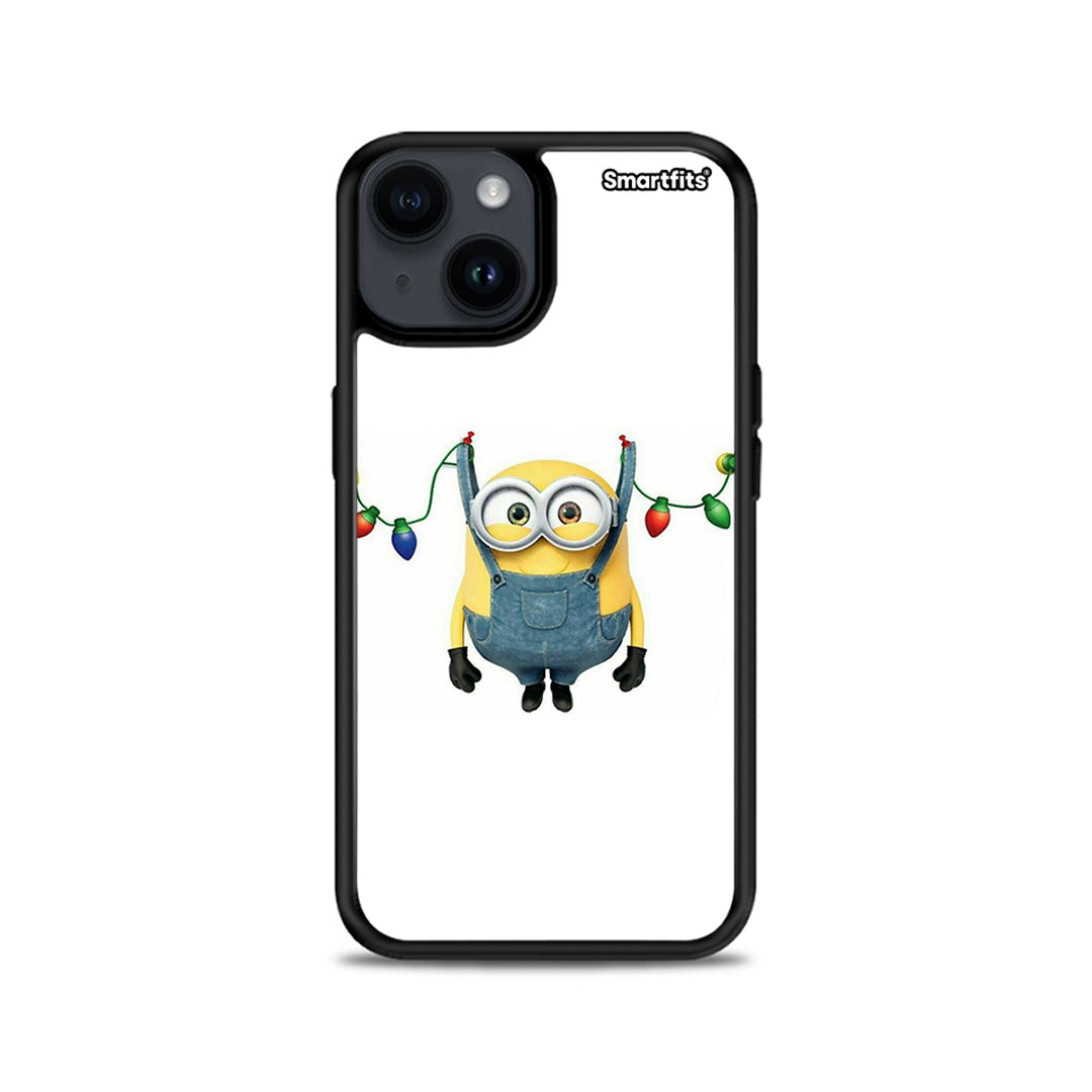 Xmas Minion Lights - iPhone 14 Plus θήκη
