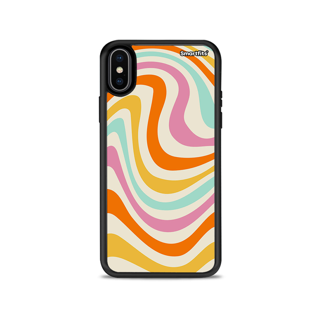 Colourful Waves - iPhone X / Xs θήκη