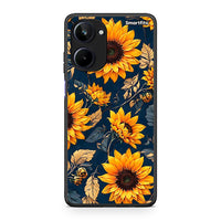 Thumbnail for Θήκη Realme 10 Autumn Sunflowers από τη Smartfits με σχέδιο στο πίσω μέρος και μαύρο περίβλημα | Realme 10 Autumn Sunflowers Case with Colorful Back and Black Bezels