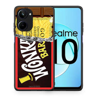 Thumbnail for Θήκη Realme 10 Golden Ticket από τη Smartfits με σχέδιο στο πίσω μέρος και μαύρο περίβλημα | Realme 10 Golden Ticket Case with Colorful Back and Black Bezels