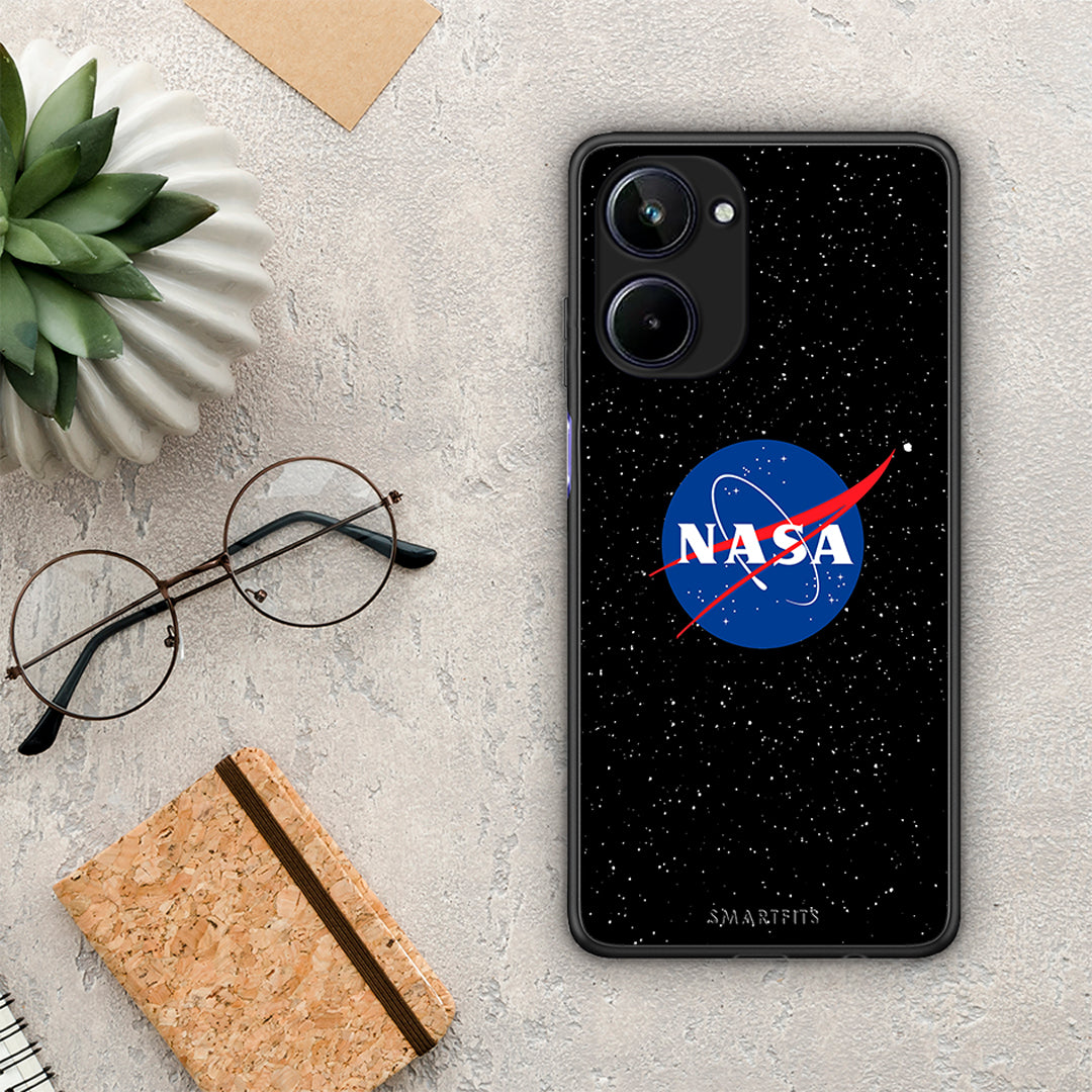 Θήκη Realme 10 PopArt NASA από τη Smartfits με σχέδιο στο πίσω μέρος και μαύρο περίβλημα | Realme 10 PopArt NASA Case with Colorful Back and Black Bezels