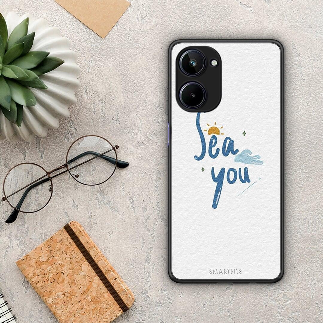 Θήκη Realme 10 Sea You από τη Smartfits με σχέδιο στο πίσω μέρος και μαύρο περίβλημα | Realme 10 Sea You Case with Colorful Back and Black Bezels