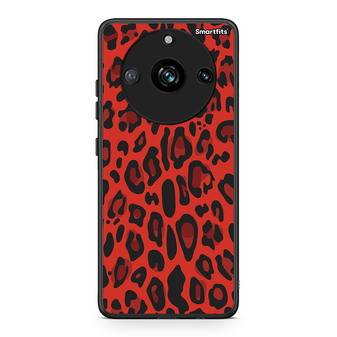 4 - Realme 11 Pro+ Red Leopard Animal case, cover, bumper
