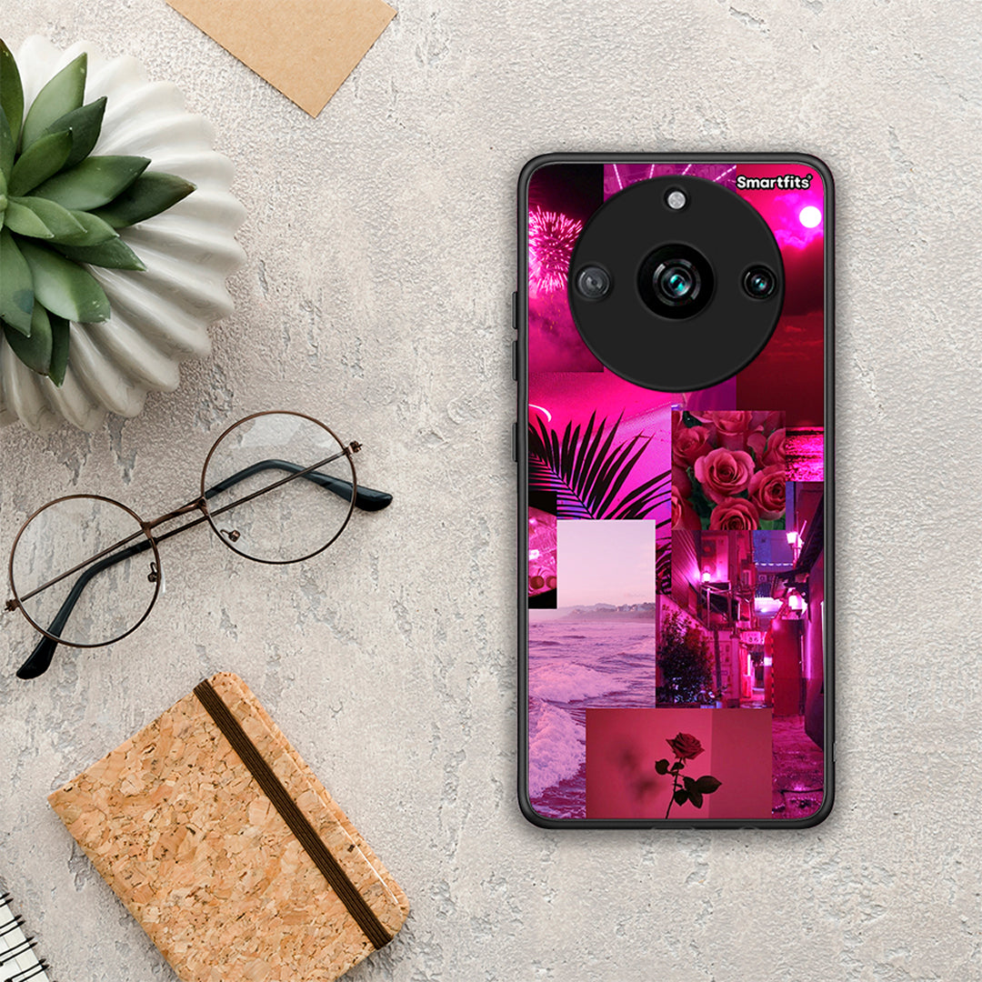 Collage Red Roses - Realme 11 Pro θήκη