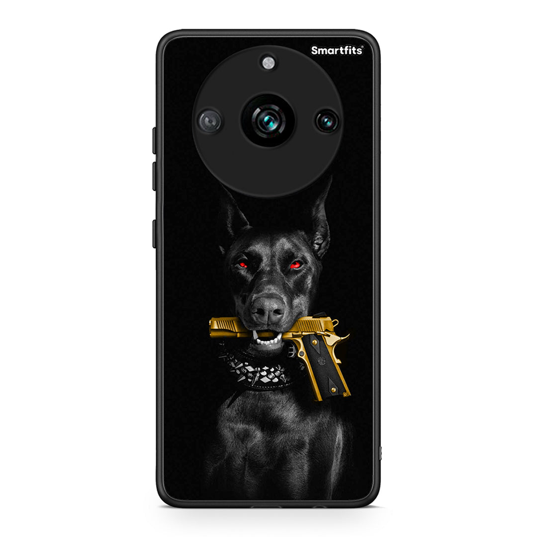 Realme 11 Pro Golden Gun Θήκη Αγίου Βαλεντίνου από τη Smartfits με σχέδιο στο πίσω μέρος και μαύρο περίβλημα | Smartphone case with colorful back and black bezels by Smartfits