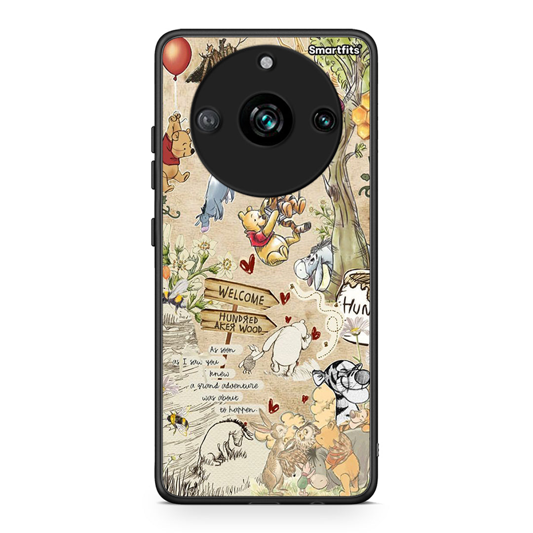 Realme 11 Pro Happy Friends θήκη από τη Smartfits με σχέδιο στο πίσω μέρος και μαύρο περίβλημα | Smartphone case with colorful back and black bezels by Smartfits