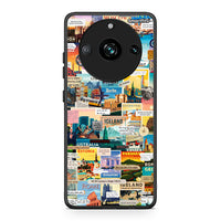 Thumbnail for Realme 11 Pro Live To Travel θήκη από τη Smartfits με σχέδιο στο πίσω μέρος και μαύρο περίβλημα | Smartphone case with colorful back and black bezels by Smartfits