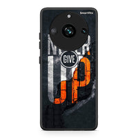 Thumbnail for Realme 11 Pro+ Never Give Up Θήκη Αγίου Βαλεντίνου από τη Smartfits με σχέδιο στο πίσω μέρος και μαύρο περίβλημα | Smartphone case with colorful back and black bezels by Smartfits