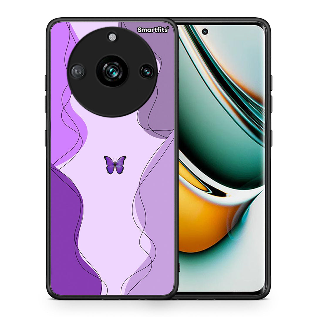 Purple Mariposa - Realme 11 Pro θήκη