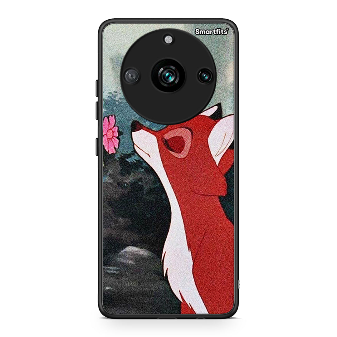 Realme 11 Pro Tod And Vixey Love 2 θήκη από τη Smartfits με σχέδιο στο πίσω μέρος και μαύρο περίβλημα | Smartphone case with colorful back and black bezels by Smartfits