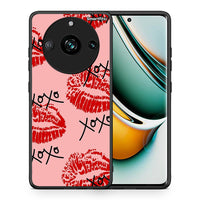 Thumbnail for Θήκη Realme 11 Pro XOXO Lips από τη Smartfits με σχέδιο στο πίσω μέρος και μαύρο περίβλημα | Realme 11 Pro XOXO Lips case with colorful back and black bezels