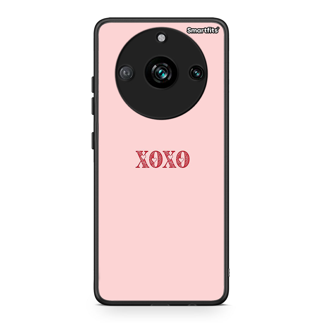 Realme 11 Pro+ XOXO Love θήκη από τη Smartfits με σχέδιο στο πίσω μέρος και μαύρο περίβλημα | Smartphone case with colorful back and black bezels by Smartfits