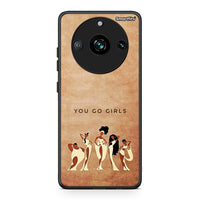 Thumbnail for Realme 11 Pro You Go Girl θήκη από τη Smartfits με σχέδιο στο πίσω μέρος και μαύρο περίβλημα | Smartphone case with colorful back and black bezels by Smartfits