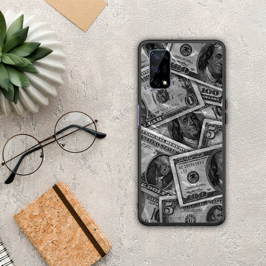 Money Dollars - Realme 7 5G θήκη