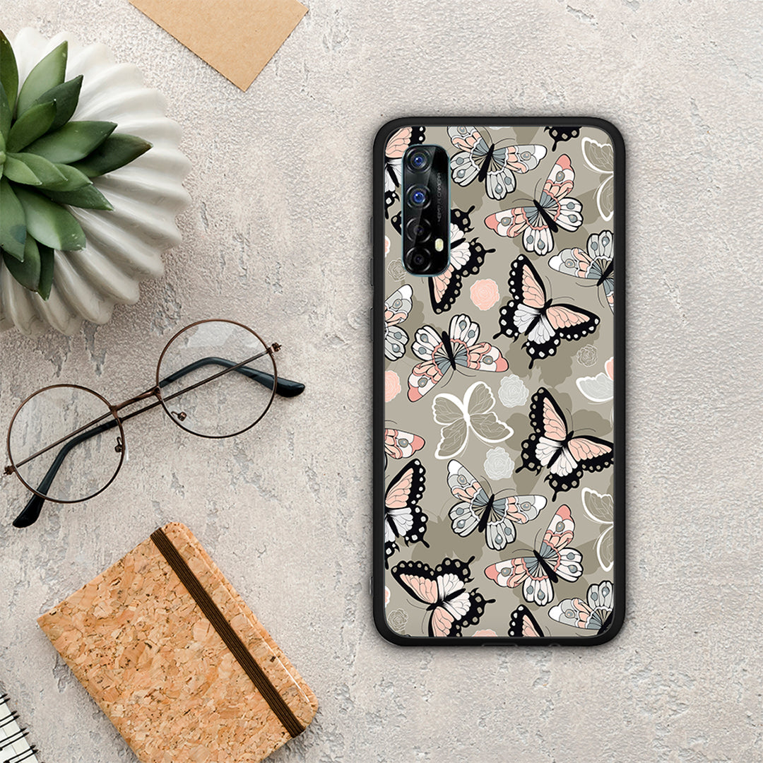 Boho Butterflies - Realme 7 θήκη