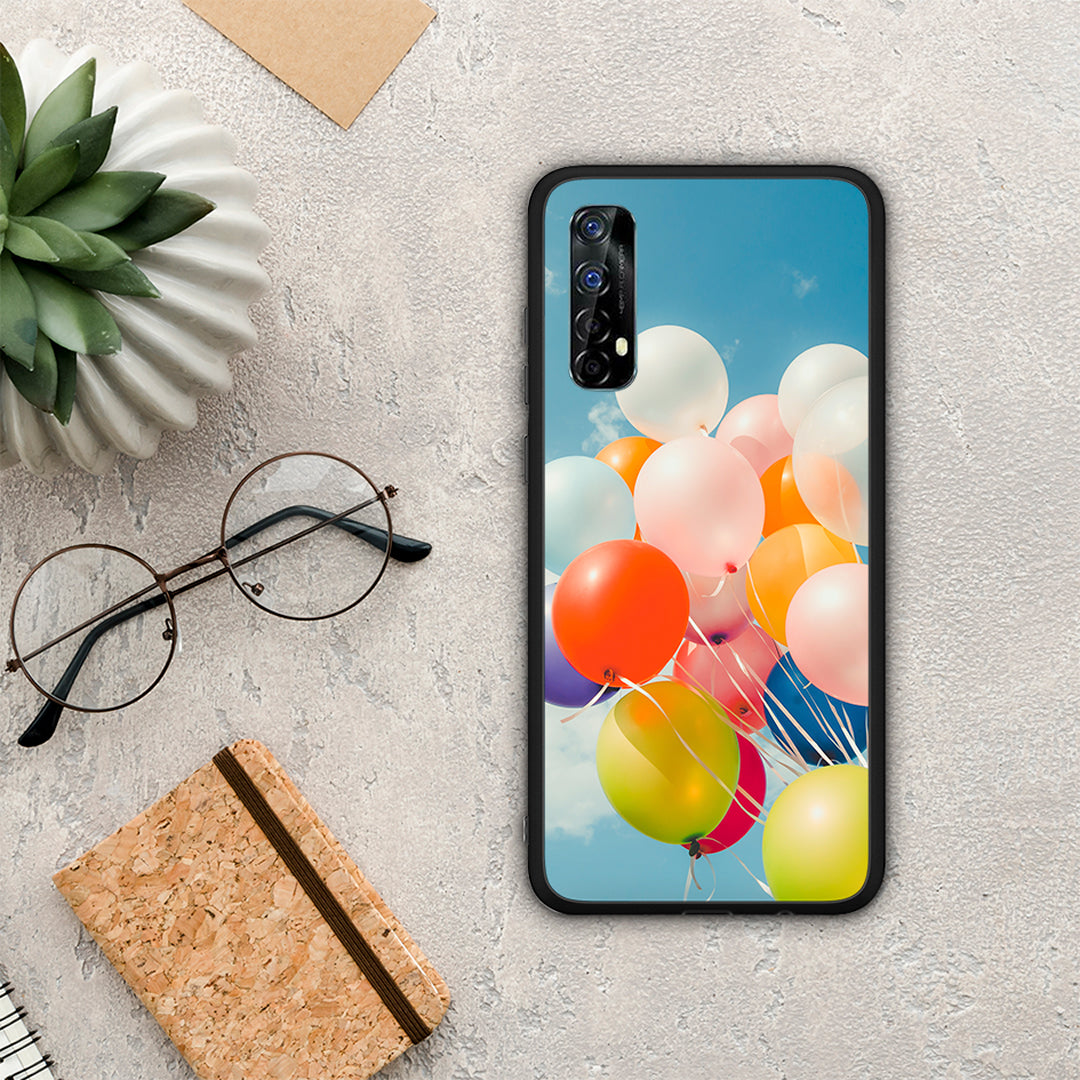 Colorful Balloons - Realme 7 θήκη