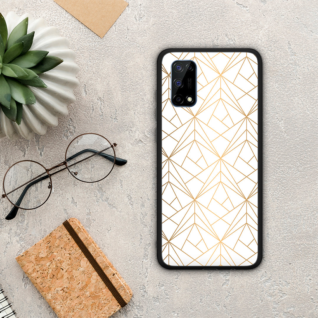 Geometric Luxury White - Realme 7 Pro θήκη