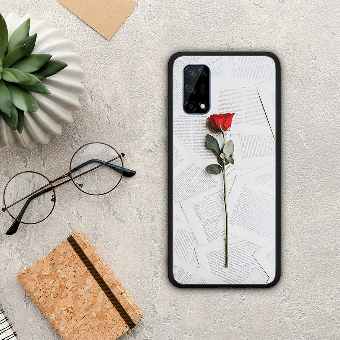 Red Rose - Realme 7 Pro θήκη