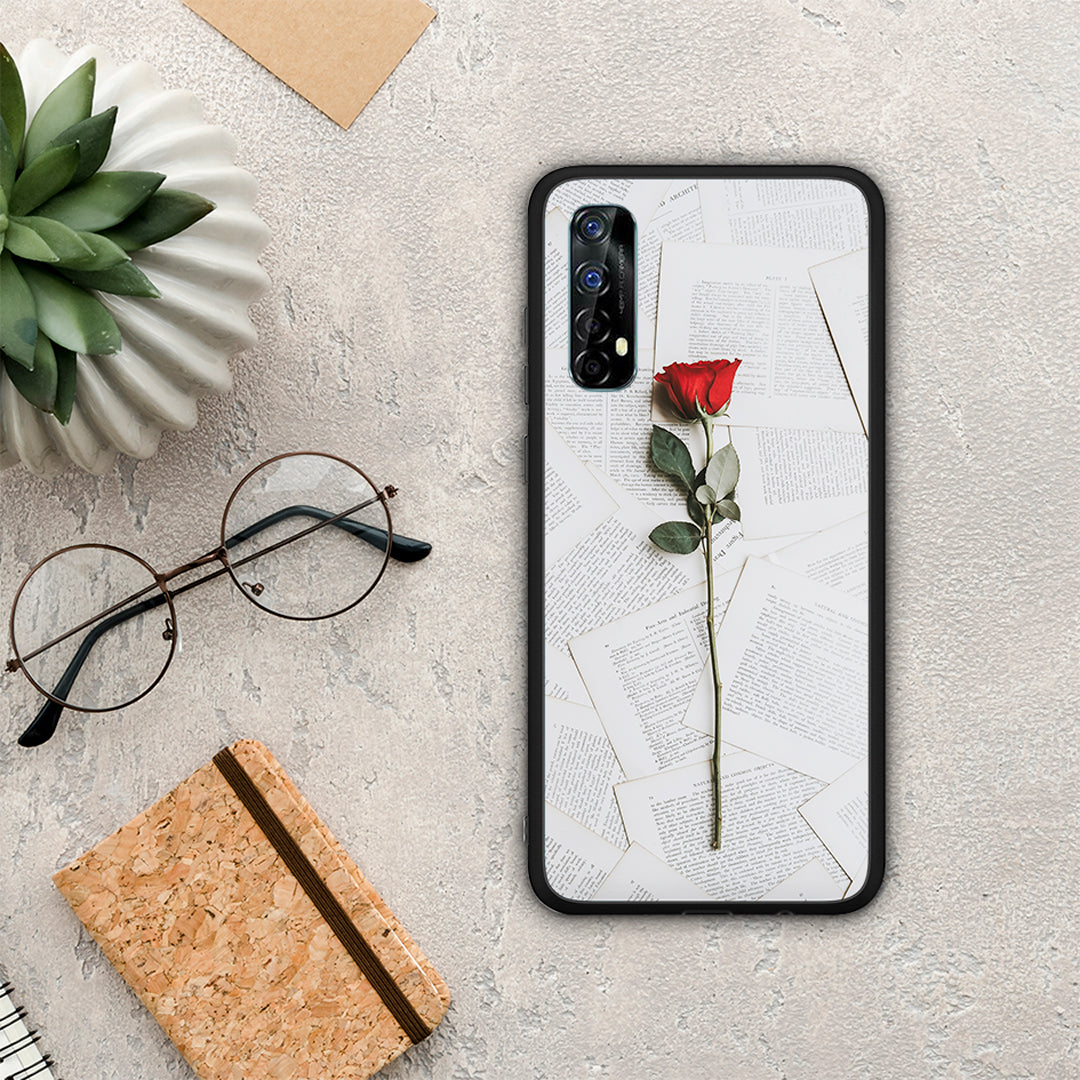Red Rose - Realme 7 θήκη