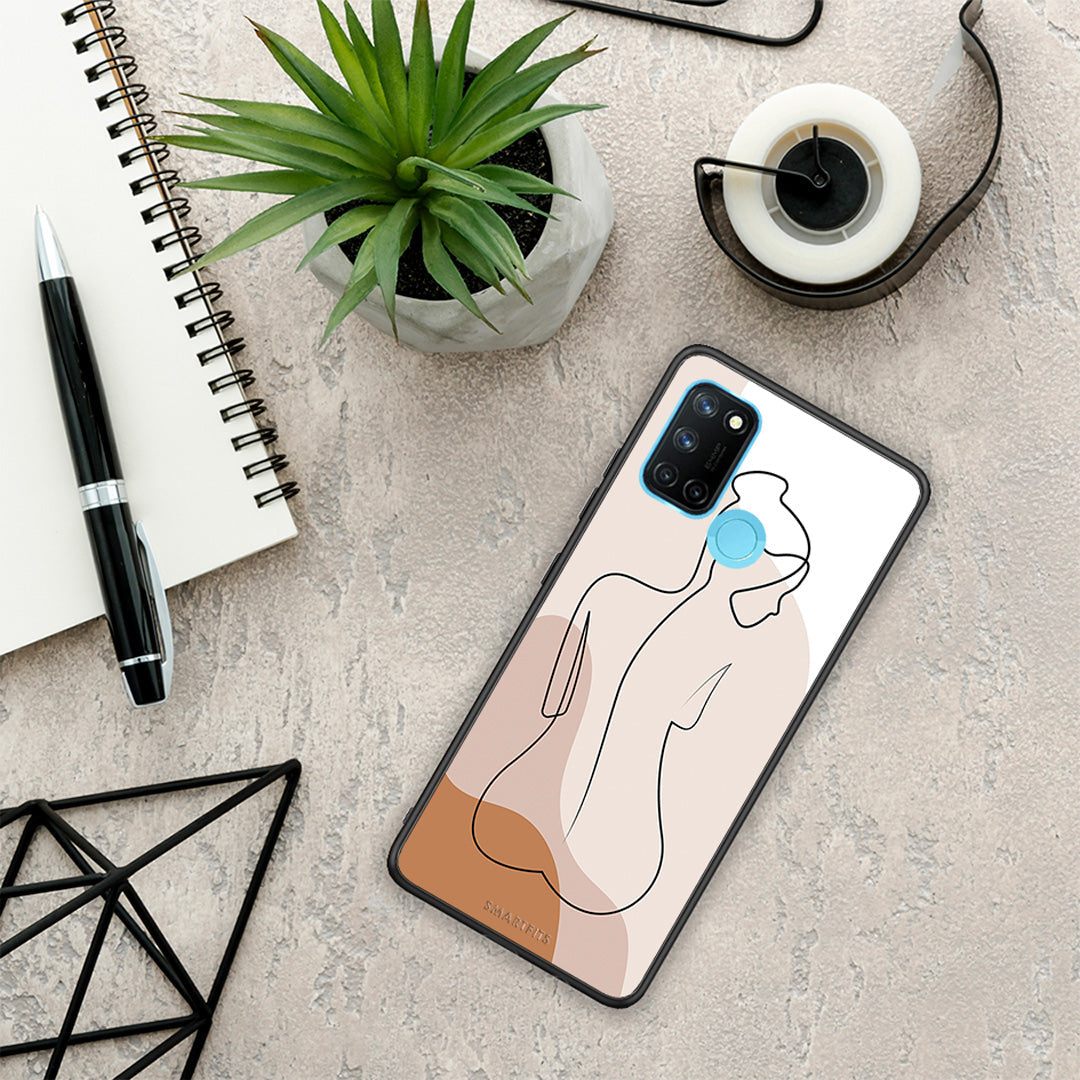 LineArt Woman - Realme 7i / C25 θήκη