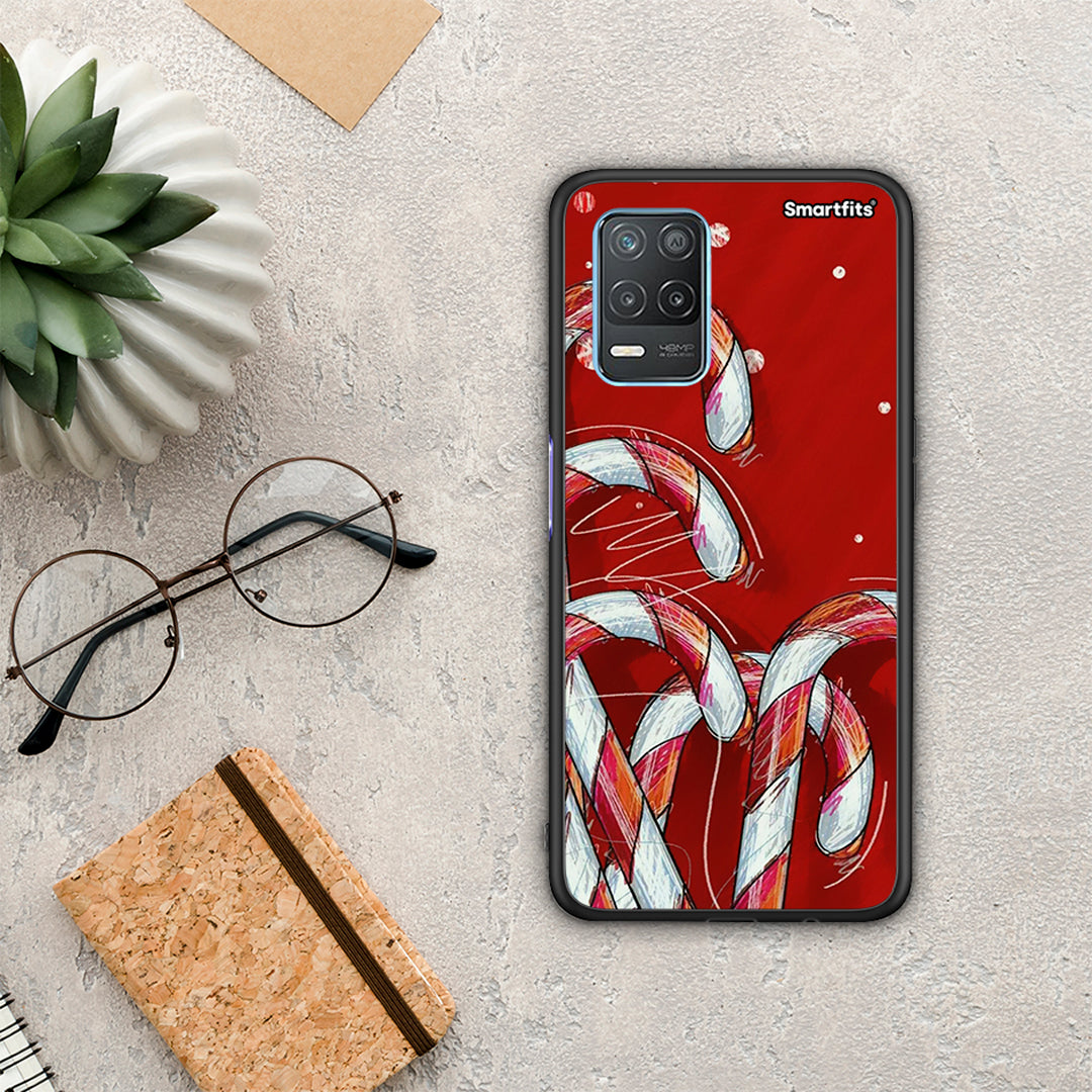 Candy Cane - Realme 8 5G θήκη