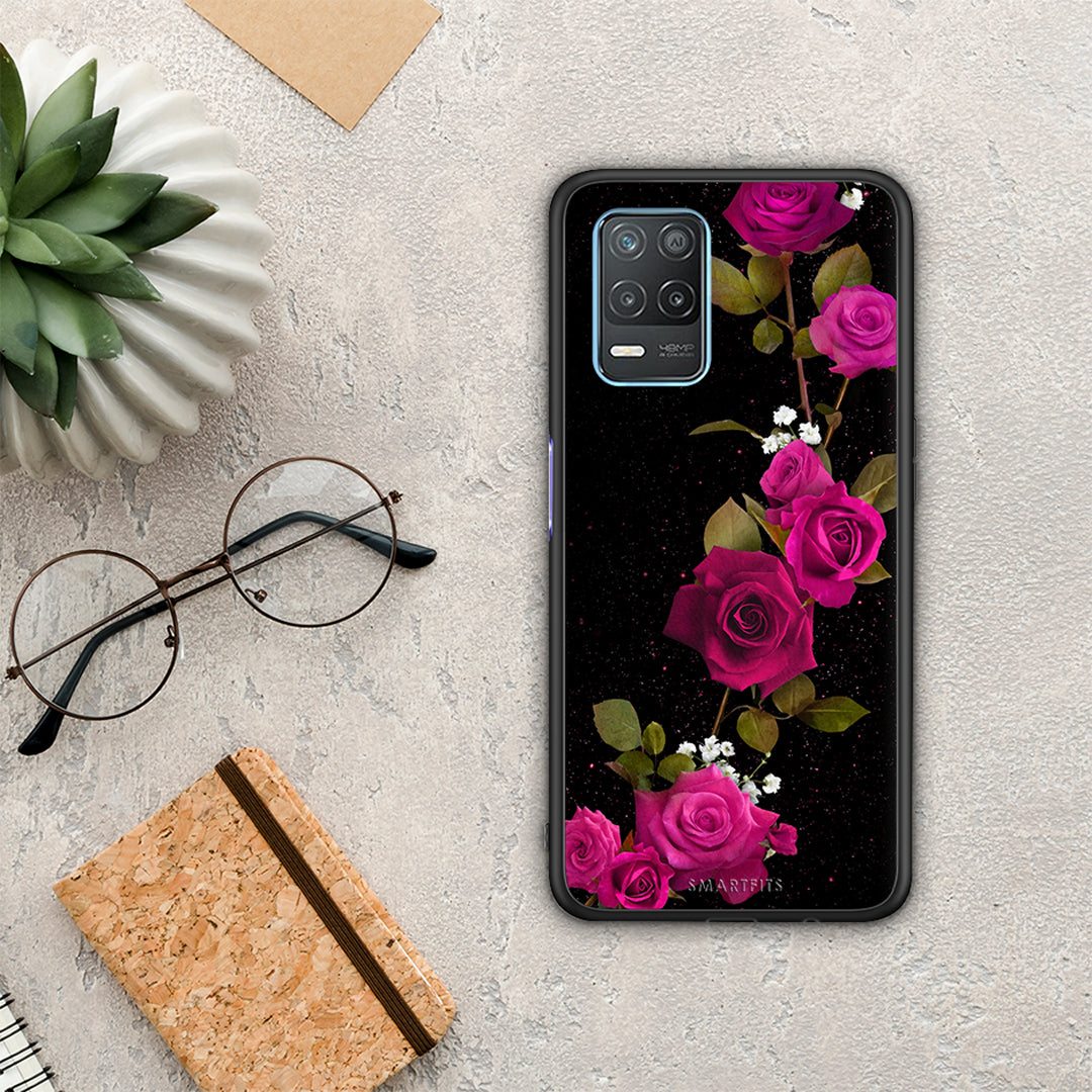 Flower Red Roses - Realme 8 5G θήκη