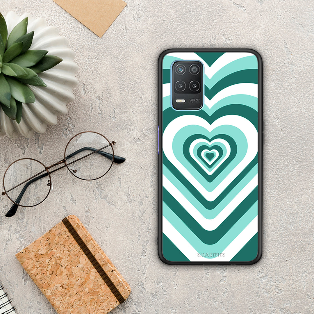 Green Hearts - Realme 8 5G θήκη