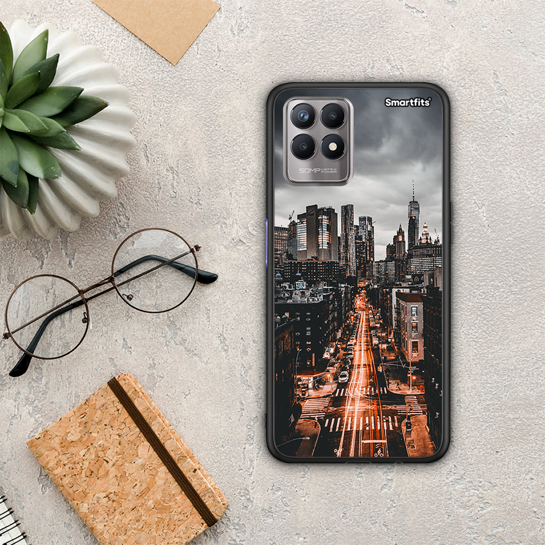 City Lights - Realme 8i θήκη