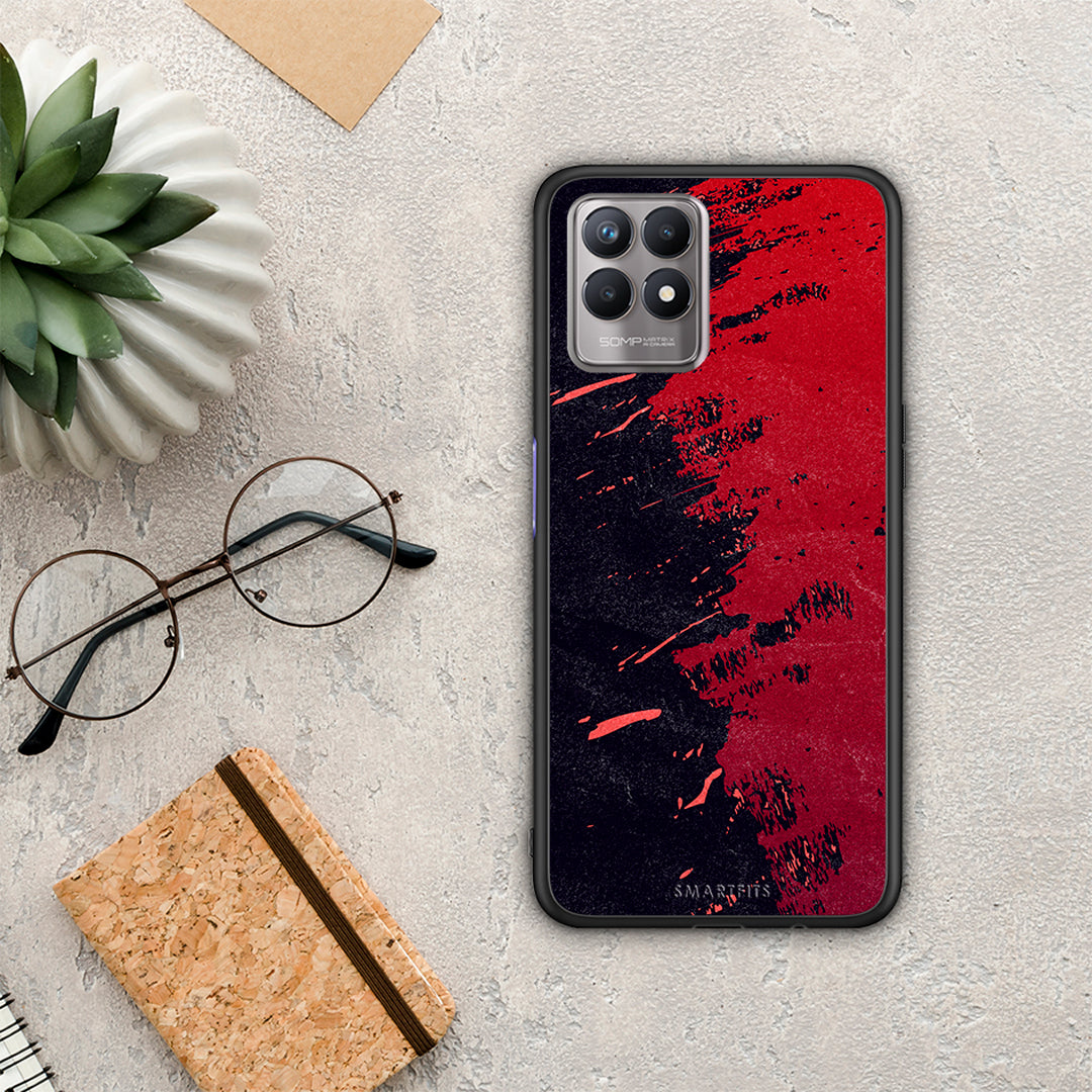 Red Paint - Realme 8i θήκη