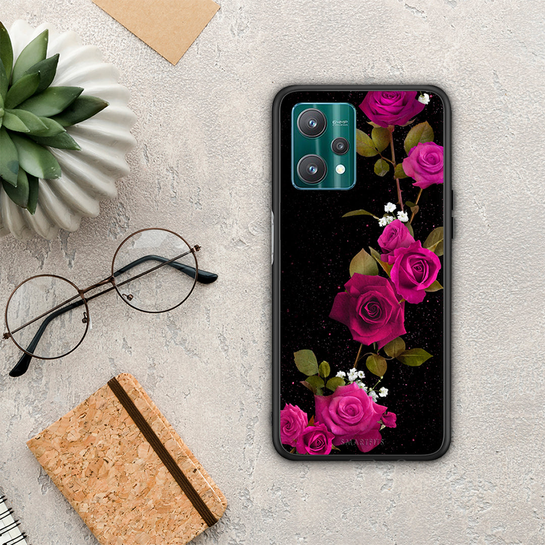 Flower Red Roses - Realme 9 Pro θήκη