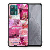 Thumbnail for Θήκη Αγίου Βαλεντίνου Realme 9 Pro Pink Love από τη Smartfits με σχέδιο στο πίσω μέρος και μαύρο περίβλημα | Realme 9 Pro Pink Love case with colorful back and black bezels