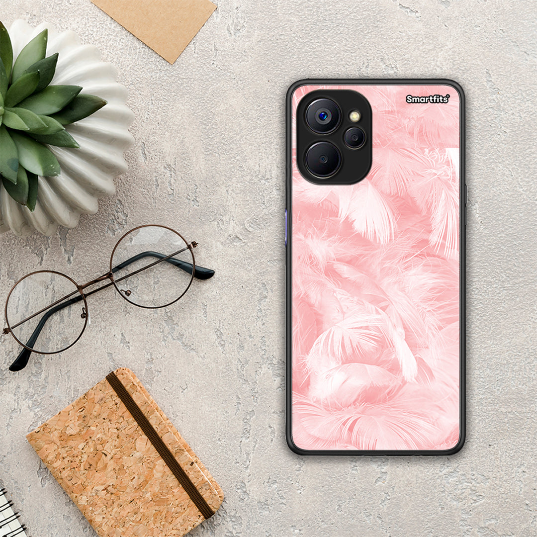 Boho Pink Feather - Realme 9i 5G θήκη
