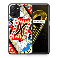 Thumbnail for Θήκη Realme 9i 5G Card Love από τη Smartfits με σχέδιο στο πίσω μέρος και μαύρο περίβλημα | Realme 9i 5G Card Love case with colorful back and black bezels
