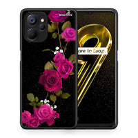 Thumbnail for Θήκη Realme 9i 5G Red Roses Flower από τη Smartfits με σχέδιο στο πίσω μέρος και μαύρο περίβλημα | Realme 9i 5G Red Roses Flower case with colorful back and black bezels
