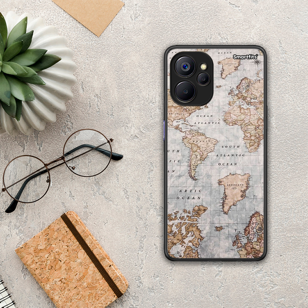 World Map - Realme 9i 5G θήκη