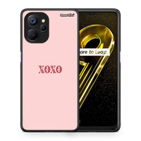 Thumbnail for Θήκη Realme 9i 5G XOXO Love από τη Smartfits με σχέδιο στο πίσω μέρος και μαύρο περίβλημα | Realme 9i 5G XOXO Love case with colorful back and black bezels