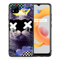 Thumbnail for Θήκη Realme C11 2021 Cat Collage από τη Smartfits με σχέδιο στο πίσω μέρος και μαύρο περίβλημα | Realme C11 2021 Cat Collage case with colorful back and black bezels