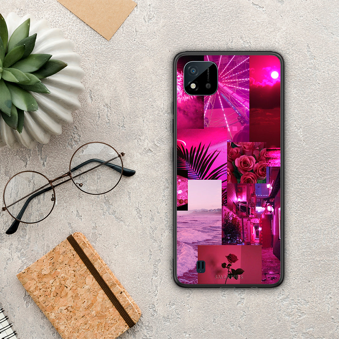 Collage Red Roses - Realme C11 2021 / C20 θήκη