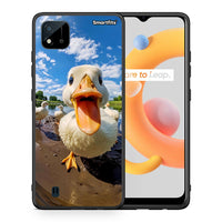 Thumbnail for Θήκη Realme C11 2021 Duck Face από τη Smartfits με σχέδιο στο πίσω μέρος και μαύρο περίβλημα | Realme C11 2021 Duck Face case with colorful back and black bezels