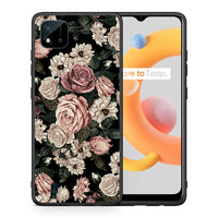 Thumbnail for Θήκη Realme C11 2021 Wild Roses Flower από τη Smartfits με σχέδιο στο πίσω μέρος και μαύρο περίβλημα | Realme C11 2021 Wild Roses Flower case with colorful back and black bezels