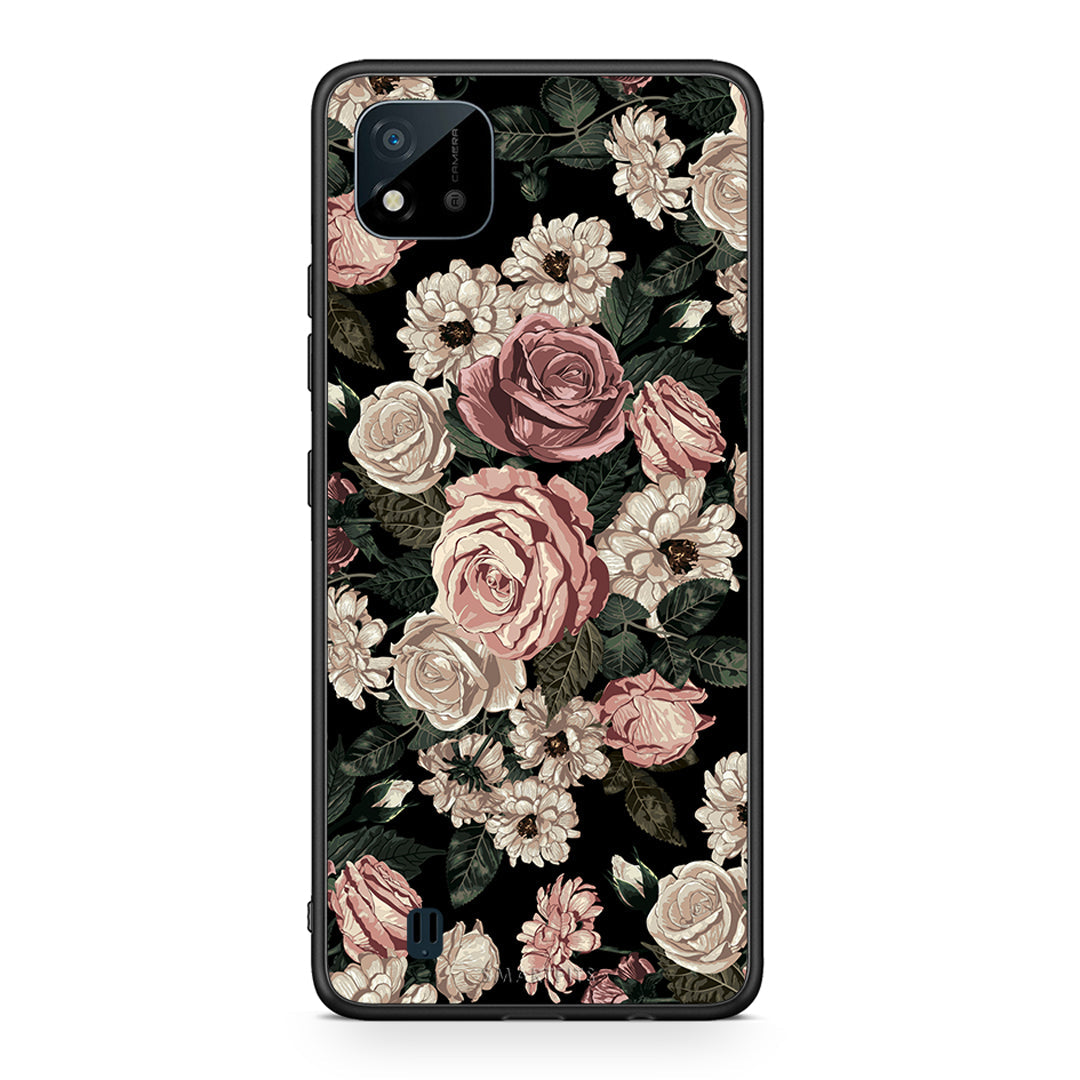 4 - Realme C11 2021 Wild Roses Flower case, cover, bumper