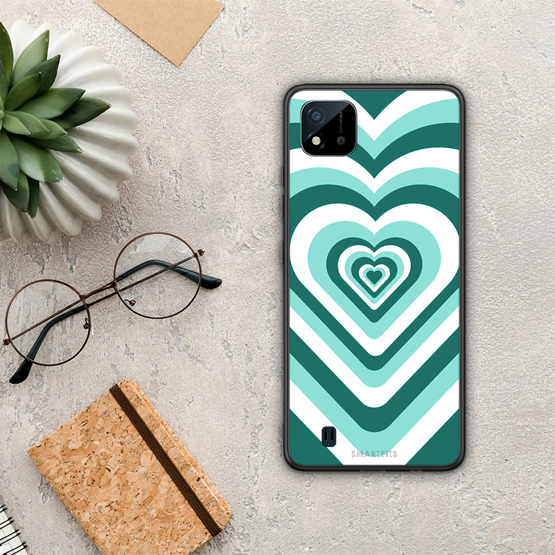 Green Hearts - Realme C11 2021 / C20 θήκη