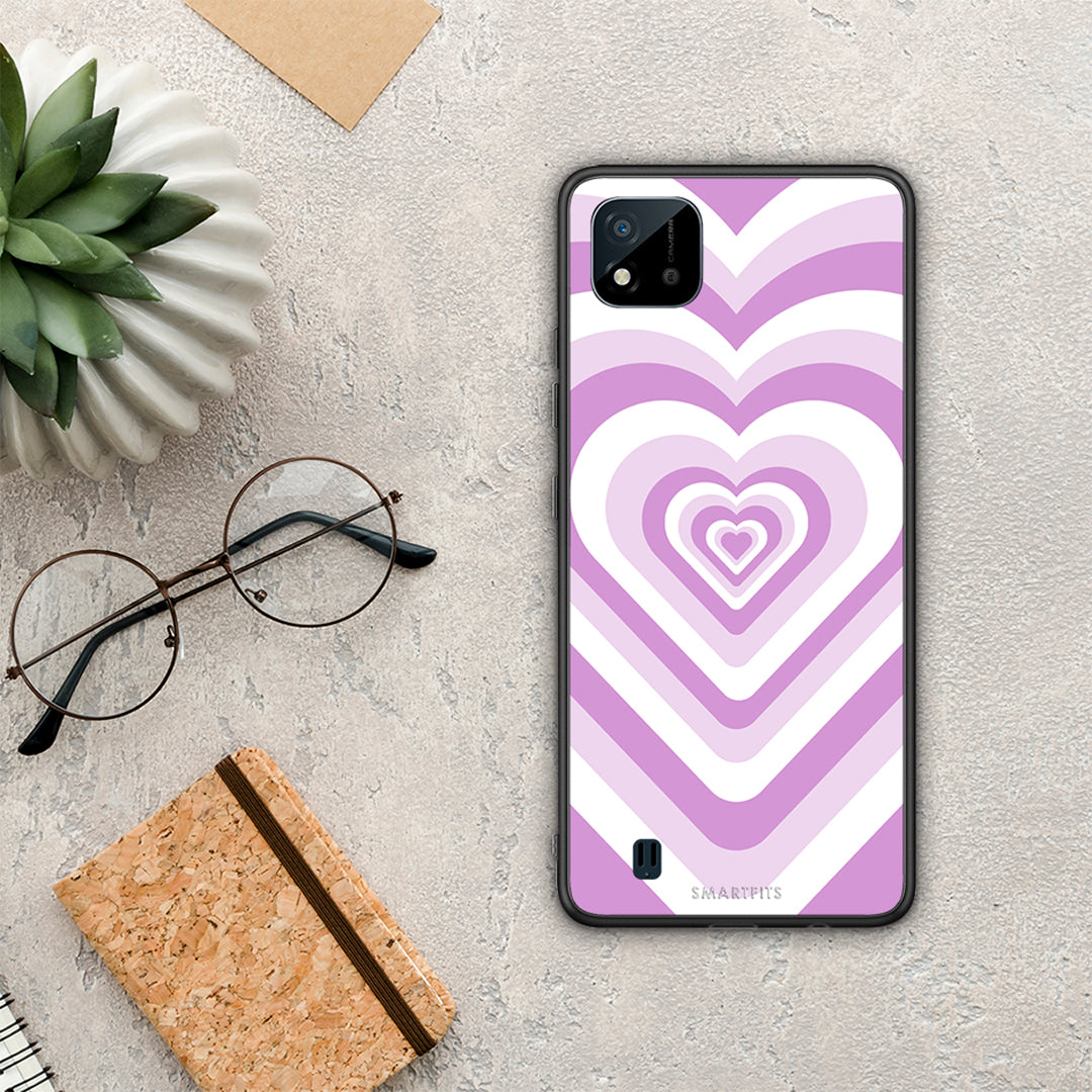 Lilac Hearts - Realme C11 2021 / C20 θήκη