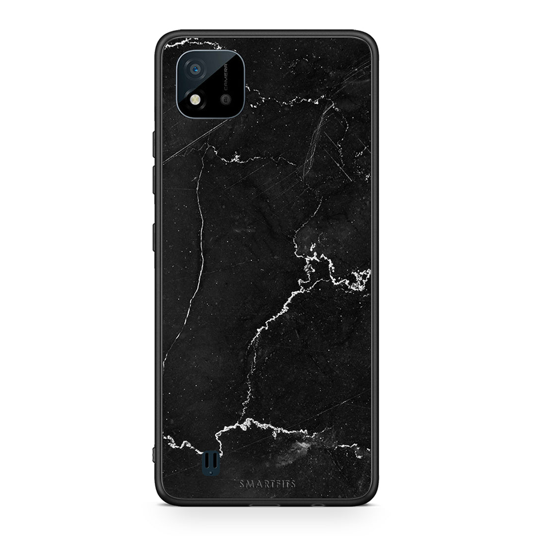 Realme C11 2021 Marble Black θήκη από τη Smartfits με σχέδιο στο πίσω μέρος και μαύρο περίβλημα | Smartphone case with colorful back and black bezels by Smartfits