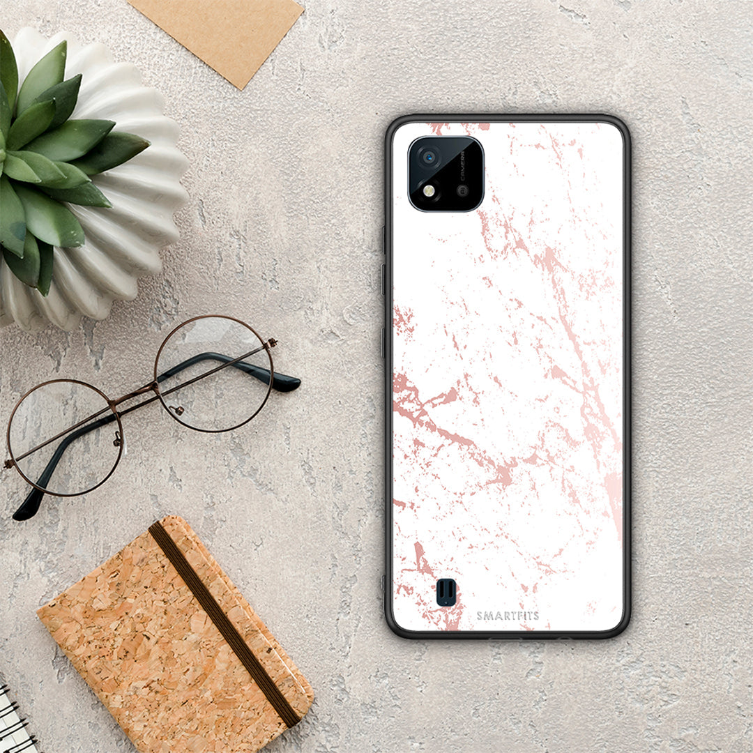 Marble Pink Splash - Realme C11 2021 / C20 θήκη