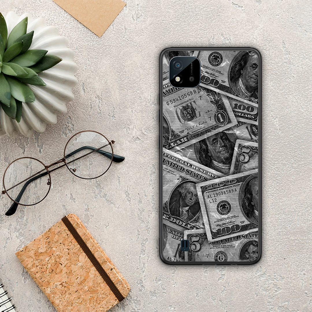 Money Dollars - Realme C11 2021 / C20 θήκη