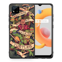 Thumbnail for Θήκη Realme C11 2021 Ninja Turtles από τη Smartfits με σχέδιο στο πίσω μέρος και μαύρο περίβλημα | Realme C11 2021 Ninja Turtles case with colorful back and black bezels